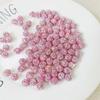 Cuentas de Pedrería de Alta Calidad 10mm 6 Filas Cuentas de Arcilla Cuentas de Arcilla con Agujeros Rectos Cuentas Espaciadoras Redondas Cuentas para Manualidades