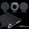 Alfombrilla de ratón RGB luminosa, colorida, tamaño grande para juegos, engrosada, antideslizante, alfombrilla de escritorio LED, alfombrilla para teclado de eSports