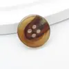 Botones de Resina Brillantes con Patrón de Doble Cara en Stock para Abrigos de Lana, Gabardinas, Trajes Formales y Pantalones