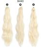 Peluca de Cola de Caballo para Mujer Cabello Largo Clip Pequeño de Agarre Rizos Ondulados Cola de Caballo Alta Verano Simulación Natural Cabello Largo Rizado Postizo