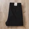 Estación Europea Otoño e Invierno Hombres de mediana edad Algodón Lavado Elástico Clásico Versátil Negocios Gruesos Cintura Alta Casual Pantalones Rectos