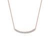 Collar elegante y sencillo de plata de ley S925 con sonrisa, ligero, lujoso, de nicho, moderno, diseño avanzado, estilo 2024, nuevo para novia.