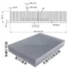 Disipador de Calor de Aluminio de Alta Potencia Ancho 100~119mm Disipador de Calor para Placa Base Disipador de Calor Electrónico