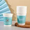 Muestra fotográfica de vaso de papel personalizado