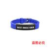 Pulseira de Silicone Europeia e Americana Transfronteiriça Pulseira de Relógio de Silicone Presente de Feriado para Tio Família Gravação em Aço Inoxidável Joia de Mão Popular