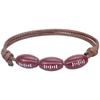 Pulseras Populares Tejidas de Béisbol Transfronterizas, Muñequeras Deportivas de Baloncesto, Fútbol, Rugby, En Stock con Grandes Cantidades y Precios Excelentes