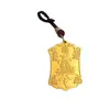 Llavero Colgante Estilo Chino de Aleación Colgador de Bolso Accesorio de Metal Estilo Étnico Regalo Gama Alta Dios de la Riqueza Marca Étnica
