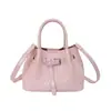 Bolsa de Mão Feminina Nova Primavera Pequena Tote Bag Moda Simples Vintage Bolsa Cesta Bolsa Balde para o Dia a Dia