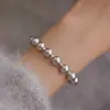 Pulseira de Pérolas Luxo Leve Pulseira de Alta Qualidade para Meninas Nicho Novo Estilo Chinês Simples com Contas Amor Reverso Ci Cheng Joias Atacado