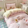 Estilo Ins Fresco y Sencillo Algodón Puro Ropa de Cama para Dormitorio de Estudiantes Juego de Tres Piezas Nuevo Modelo 2026 Juego de Funda de Edredón y Sábana Individual 100% Algodón