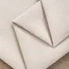Tela de poliéster 100% color liso imitación lino para tapicería de sofás de casas de huéspedes, cojines de ventanales y tela decorativa resistente al desgaste