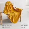 Bata de baño con capucha de algodón puro para niños, toalla para envolver al bebé recién nacido, toalla de baño absorbente para bebé, disponible para venta al por mayor y suministro transfronterizo