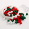 Bolas Elásticas de Seda de Alta Elasticidad de Colores Decoraciones de Pintura Creativa Hechas a Mano para Niños Juguetes de Bolas de Pelo DIY Accesorios para Ropa y Sombreros