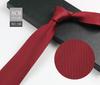 Corbata de Hombre Camisa de Negocios Rayada Seguridad Profesional Ropa Formal Venta al por Mayor Más Logotipo Fabricante 8cm Hecha a Mano