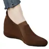 Sapatos Femininos Plataforma Novos Outono 2025 Estilo Britânico Costurados Cor Sólida Romanos Retrô Casuais Moda Sapatos de Mãe Femininos