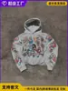 Sudadera con capucha de estilo retro gótico americano personalizada, estampada con letras, estilo Harajuku, holgada, para parejas