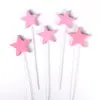Globo de nube estrella de cinco puntas tarjeta para pastel de cumpleaños decoración de inserción diseño de ambiente de cumpleaños tarjeta de esponja para hornear