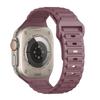 Correa de Silicona de Tres Perlas de un Solo Color Adecuada para Apple Watch 9 10 11 iWatch Ultra Pulsera de Color Sólido de Tres Perlas