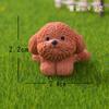 Desenho Animado Transfronteiriço Cachorrinho Fofo de Pelúcia Micro-paisagem Decoração de Jardinagem Pequenos Enfeites Mini Filhote DIY Resina Pequenos Acessórios