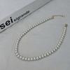 Chanel Estilo elegante retro Pearl Colar Mulheres Luz Luxo High-end Novo Estilo Simples All-match Moda Collarbone Cadeia Joias