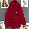 Blazer Trendy Verde Doce para Mulheres, Novo Estilo Coreano para Primavera e Outono de 2026, Estilo Celebridade da Internet, Casual Petite