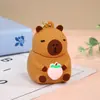 Llavero Colgante de Capibara Accesorio para Bolso Regalo Creativo Muñeco Llavero Squishy Pop-Up Alivio del Estrés