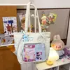 Bolsa Tote Macia Verde Menta Claro, Leve e Parecida com Nuvem para Meninas, Perfeita para Estudantes, Passeios de Fim de Semana e Compras com Amigas