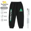 Calça Longa Periférica com Logo Delta Game Action para Meninos, Calça de Moletom Forrada com Fleece Infantil Outono e Inverno, Calça Esportiva Casual