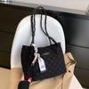 Bolsa Retro de Grande Capacidade Feminina Outono 2022 Nova Fashionável Fashionável Casual Bolsa para o Dia a Dia Bolsa Tote de Ombro/Axila