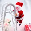 Papai Noel Transfronteiriço Escalar Contas Brinquedo Elétrico Escada Única de Escalada Escada Dupla de Escalada Chaminé Balançar o Traseiro Contas de Escalada Papai Noel