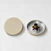 Botones de presión metálicos de colores con acabado de pintura en aerosol plano para chaquetas, cortavientos y chaquetas de plumas, Botones decorativos con paneles de aleación de zinc