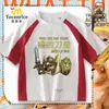 Celebridade da Internet My Knife Shield Dog Camiseta de Manga Curta para Meninos Verão 2026 Novo Estilo Divertido para Crianças Maiores Tops 7