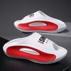 Pantuflas de Casa Verano 2024 para Hombre Marca de Moda Exterior Slip-on Sensación Suela Gruesa Deportivas Antideslizantes Transpirables Sandalias de Una Sola Tira