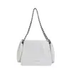 Bolso tejido para mujer, gran capacidad, nuevo modelo 2026, bolso cruzado versátil casual con cadena, adecuado para la escuela y el trabajo, bolso tote