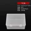 Caja de Almacenamiento Rectangular de Plástico, Organizador Grande para Papelería, Caja de Almacenamiento para Joyería y Componentes Debajo de la Cama