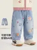 Ropa infantil Kaka Panda jeans para niñas pantalones para niños ropa de otoño pantalones rectos de otoño para bebé pantalones largos casuales para bebé