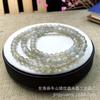 Venta al por mayor productos semiterminados de piedra lunar gris natural, cuentas sueltas, pulsera de labradorita piedra lunar azul, accesorios para bricolaje, Cristal de Donghai