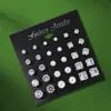 Pendientes de Zirconia y Perla Transfronterizos Europeos y Americanos Combinación de 12 Pares Traje de Pendientes Asequibles Moda Simple Pendientes Unisex