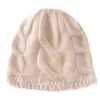 Turbante de Cachemira Otoño e Invierno Caliente Gorro de Punto Protección para las Orejas Moda Sombrero de Lana Nuevo Gorro de Punto Sombrero para Ciclismo al Aire Libre