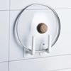 Perchero multifuncional sin perforaciones con ganchos sin costuras para colgar en la pared de la cocina, para guardar pañuelos