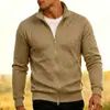 Outono 2026 Transfronteiriço Amazon Shein Moda Masculina 3D Tendência Simples Versátil Coleção de Cardigans com Capuz Tamanho Europeu