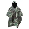 Capa de chuva poncho impermeável de PVC multifuncional 3 em 1 para viagens ao ar livre, escalada, capa de chuva tipo toldo atacado