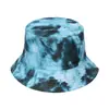 Tie dye transfronteiriço novo chapéu de sol com proteção solar para homens e mulheres chapéu de sol chapéu de pescador tie-dye tinta chapéu balde verão
