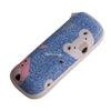 Estuche para Gafas Ópticas con Cierre de Eva, Elegante, Gran Capacidad, Fácil de Transportar, Resistente a la Presión, Almacenamiento de Eva Cuadrado Rayado Multicolor