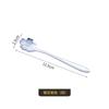 Cuchara coreana de acero inoxidable con mango largo, cuchara para café con forma de flor de cerezo, cuchara para regalo de mano, taza con cuchara