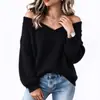 Estación Europea 2026 Primavera/Otoño Nuevo Suéter de Mohair con Mangas de Linterna para Mujer Jersey Suelto Cuello Engrosado Capa Base Moderno