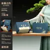 Nueva Caja de Regalo de Té, Empaque de Media Libra, Caja de Empaque de Té Longjing Pre-Cosecha, Caja de Regalo Portátil, Caja Vacía, Venta al por Mayor desde el Fabricante