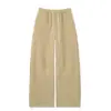 Pantalones de Lana de Cordero Blancos Cálidos de Forro Polar de Pierna Ancha para Mujer, Invierno 2026 Nuevos Pantalones Deportivos Jogger Gruesos Forrados de Forro Polar de Cintura Alta