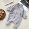 Trajes de bebé para recién nacidos Invierno Nueva llegada Niños y Niñas Traje de escalada con forro polar Abrigo con cremallera para bebé Trajes de bebé