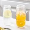 Tetera de vidrio resistente al calor tetera para una persona estilo japonés taza para jugo para té de la tarde taza de vidrio resistente al calor ins taza para bebida fría